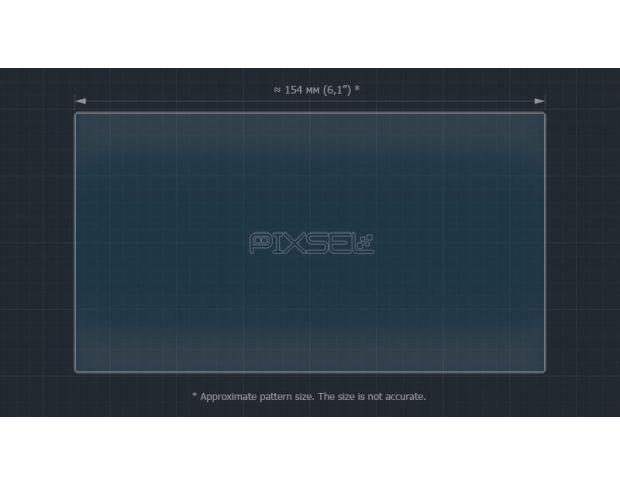 Защитное стекло Pixsel на монитор RENAULT DUSTER - 6.9“ 2018 - 2020 (гибридное мат)