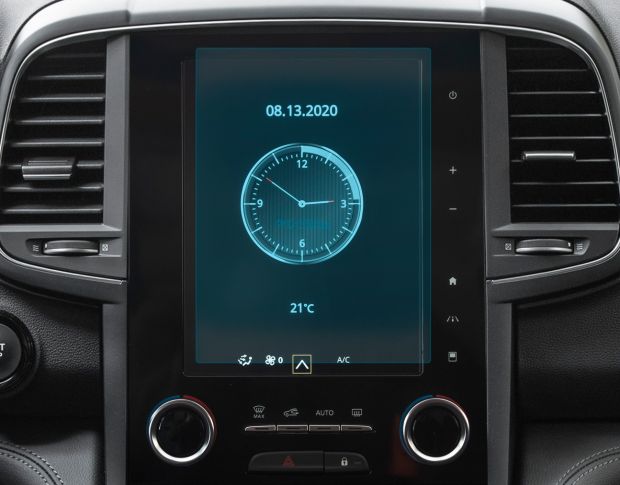 Захисне скло Pixsel на монітор RENAULT KOLEOS - 8.6“ 2016 - (гібридне глянець)