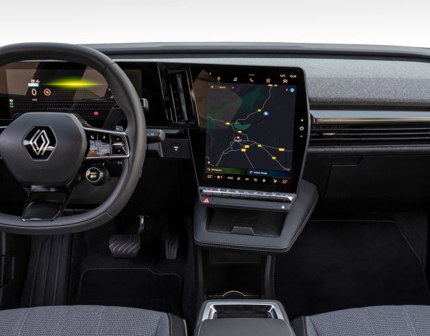 Защитное стекло Pixsel на монитор RENAULT MEGANE E-TECH ELECTRIC - 14.6“ 2022 - (гибридное глянец)