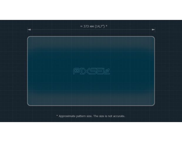 Защитное стекло Pixsel на монитор RIVIAN R1S - 16.7“ 2022 - (гибридное мат)