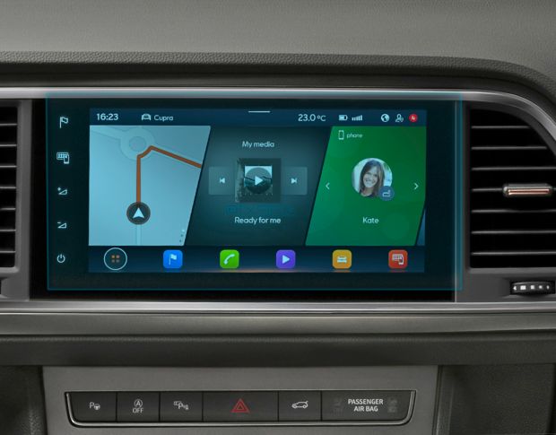 Захисне скло Pixsel на монітор SEAT ATECA - 11.4“ 2020 - (гібридне глянець)