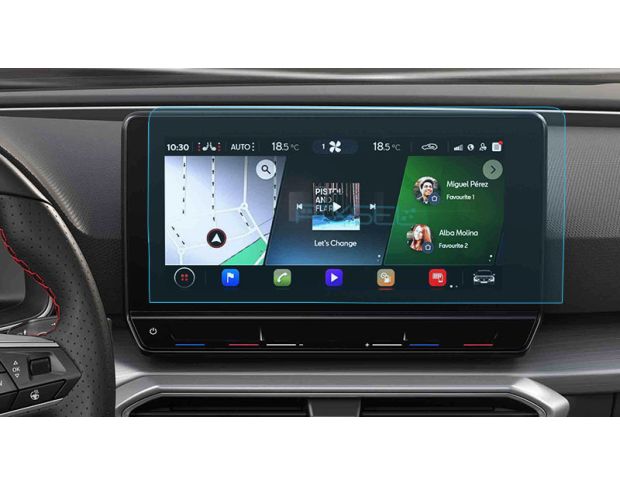 Захисне скло Pixsel на монітор SEAT LEON - 12.2“ 2021 - 2024 (гібридне глянець)
