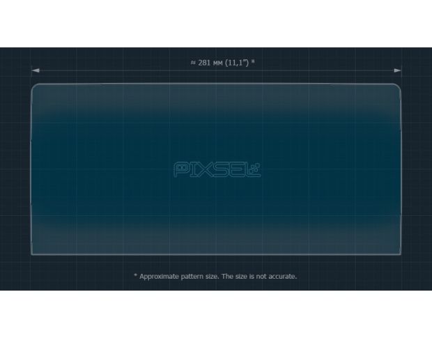 Захисне скло Pixsel на монітор SEAT LEON - 12.2“ 2021 - 2024 (гібридне глянець)