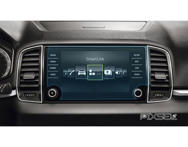 Захисне скло Pixsel на монітор SKODA KAROQ - 11.2“ 2017 - 2021 (гібридне глянець)