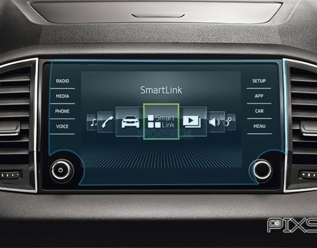 Захисне скло Pixsel на монітор SKODA KAROQ - 11.2“ 2017 - 2021 (гібридне глянець)