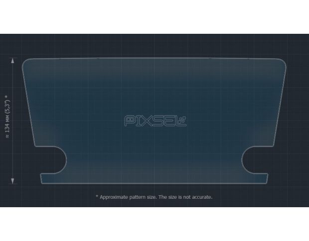 Захисне скло Pixsel на монітор SKODA OCTAVIA - 12.2“ 2017 - 2020 (гібридне глянець)