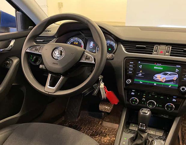 Захисне скло Pixsel на монітор SKODA OCTAVIA - 12.2“ 2017 - 2020 (гібридне глянець)