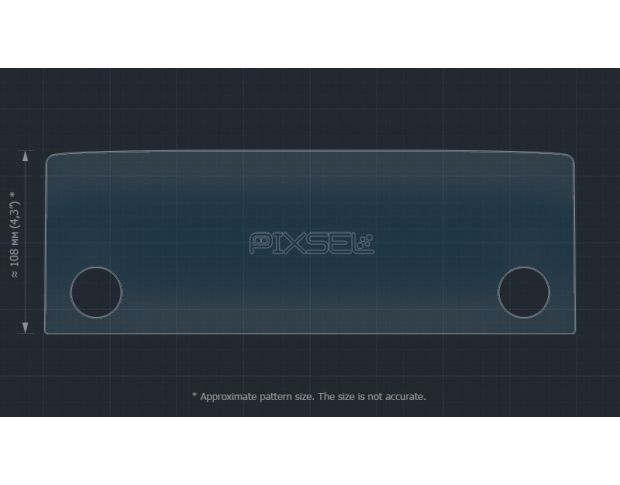 Захисне скло Pixsel на монітор SKODA OCTAVIA - 13“ 2020 - 2023 (гібридне глянець)