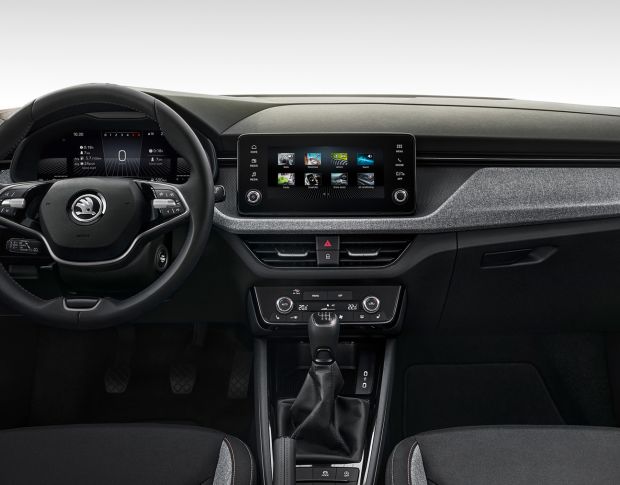 Защитное стекло Pixsel на монитор SKODA SCALA - 12.5“ 2024 - (гибридное мат)