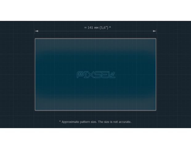 Защитное стекло Pixsel на монитор SKODA SCALA - 6.5“ 2019 - 2023 (гибридное мат)