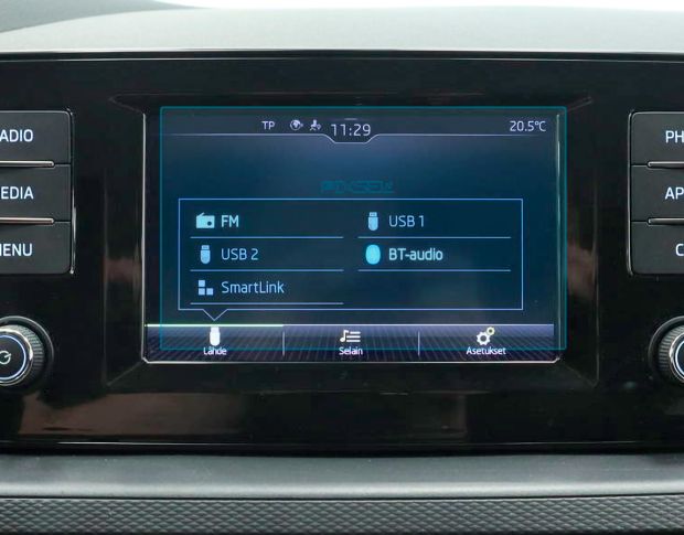 Защитное стекло Pixsel на монитор SKODA SCALA - 6.5“ 2019 - 2023 (гибридное мат)