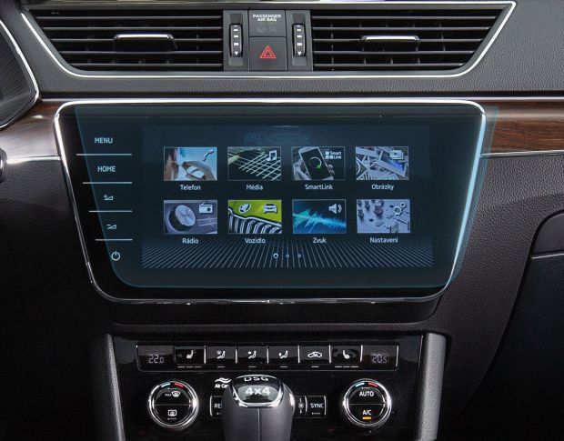 Защитное стекло Pixsel на монитор SKODA SUPERB - 13.2“ 2019 - 2024 (гибридное мат)