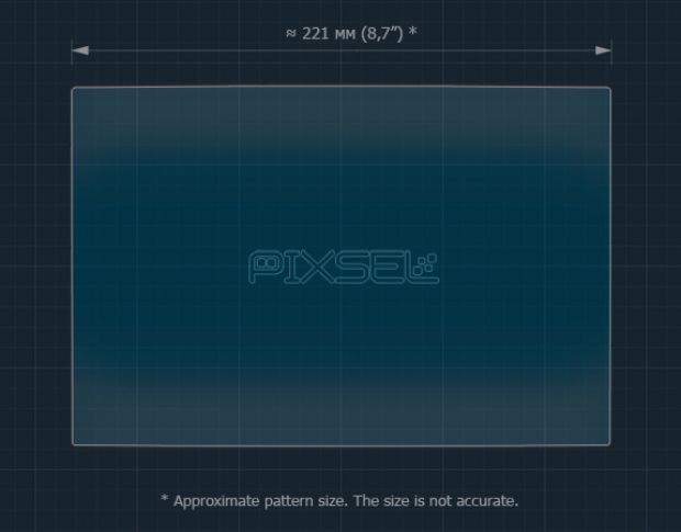 Захисне скло Pixsel на монітор SUZUKI S-Cross - 10.5“ 2022 - (гібридне мат)