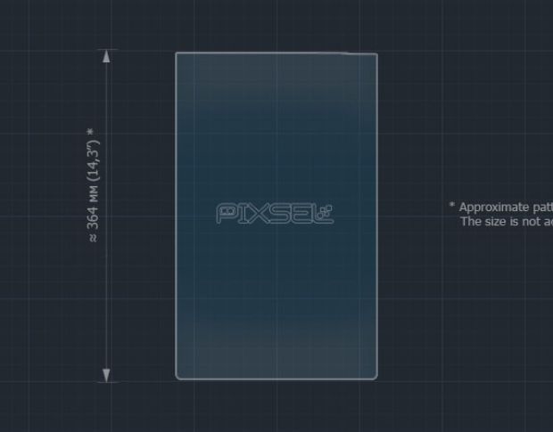 Захисне скло Pixsel на монітор TESLA MODEL S - 16.8“ 2012 - 2015 (гібридне мат)