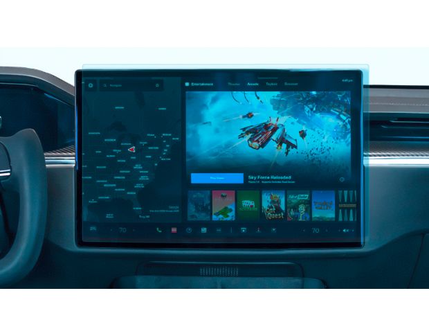 Захисне скло Pixsel на монітор TESLA MODEL S PLAID - 17.8“ 2022 - (гібридне мат)