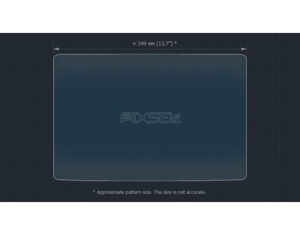 Захисне скло Pixsel на монітор TESLA MODEL Y - 16.4“ 2020 - 2024 (гібридне глянець)