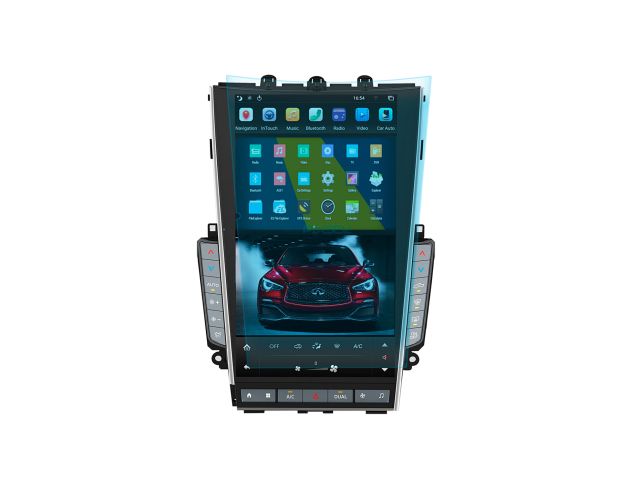 Защитное стекло Pixsel на монитор TESLA STYLE INFINITI Q50 2013 - 2021 - 14.6“ (гибридное мат)