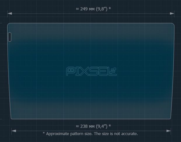 Захисне скло Pixsel на монітор TEYES CC3 2K - 10“ (гібридне мат)