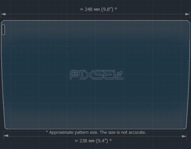 Захисне скло Pixsel на монітор TORSSEN 2K - 10“ (гібридне глянець)