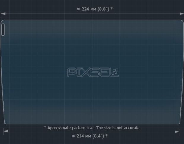 Захисне скло Pixsel на монітор TORSSEN 2K - 9“ (гібридне глянець)