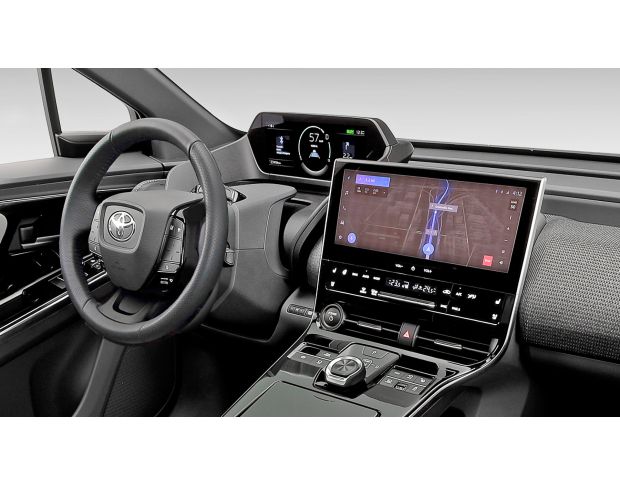 Защитное стекло Pixsel на монитор TOYOTA bZ4X - 14.2“ 2022 - (гибридное глянец)