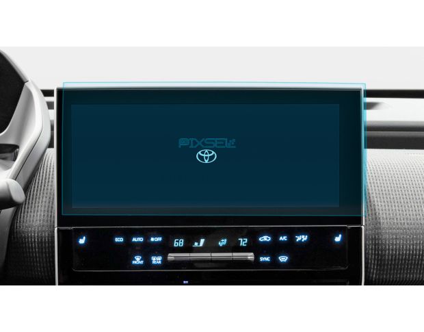 Защитное стекло Pixsel на монитор TOYOTA bZ4X - 14.2“ 2022 - (гибридное глянец)