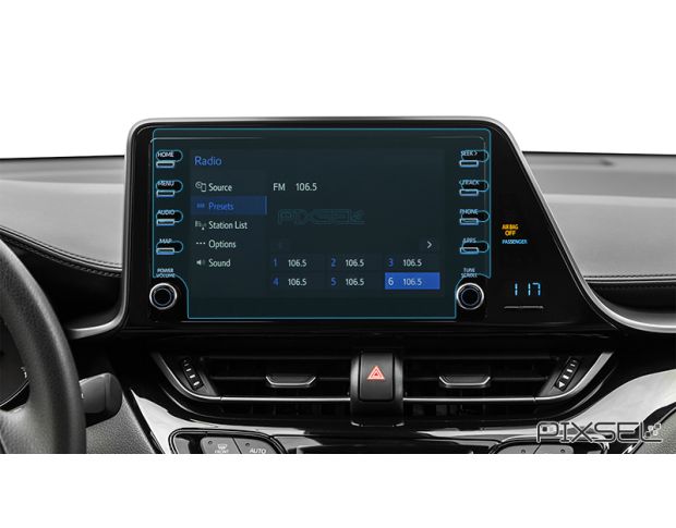 Захисне скло Pixsel на монітор TOYOTA C-HR - 10.3“ 2019 - 2023 (гібридне глянець)