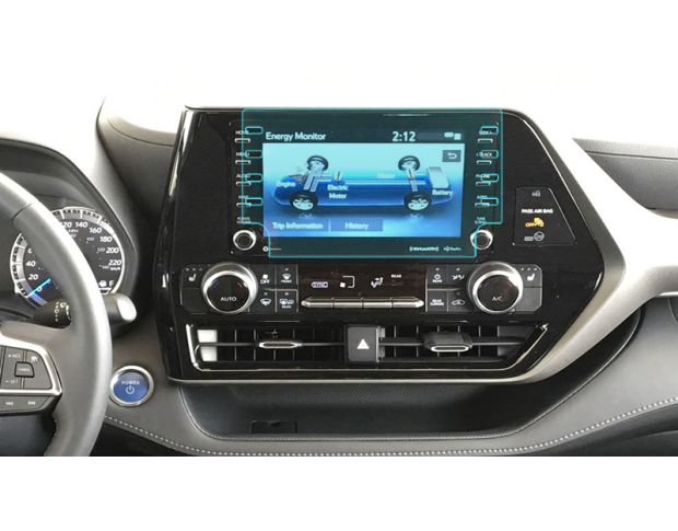 Захисне скло Pixsel на монітор TOYOTA HIGHLANDER - 10.3“ 2020 - 2022 (гібридне глянець)