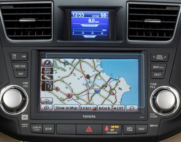 Захисне скло Pixsel на монітор TOYOTA HIGHLANDER - 6“ 2010 - 2013 (гібридне глянець)
