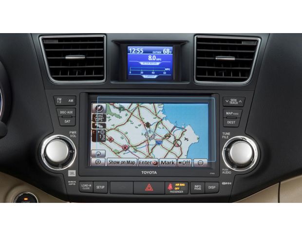 Защитное стекло Pixsel на монитор TOYOTA HIGHLANDER - 6“ 2010 - 2013 (гибридное мат)