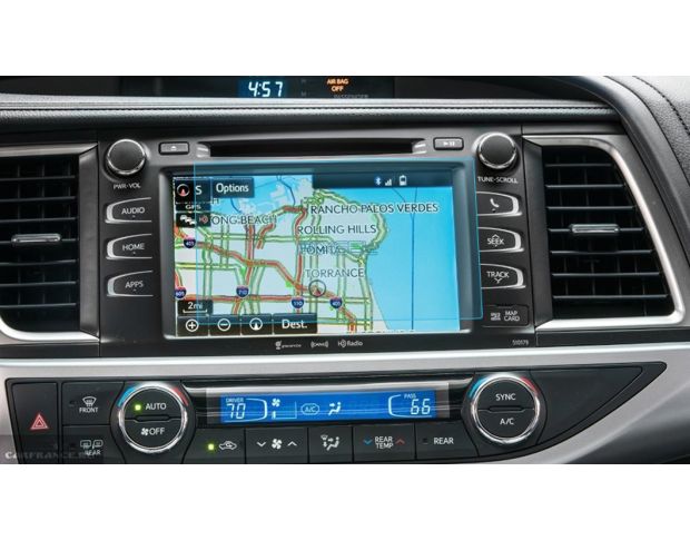 Защитное стекло Pixsel на монитор TOYOTA HIGHLANDER - 8“ 2016 - 2019 (гибридное мат)