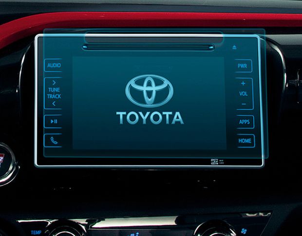 Захисне скло Pixsel на монітор TOYOTA HILUX - 10“ 2016 - 2019 (гібридне мат)