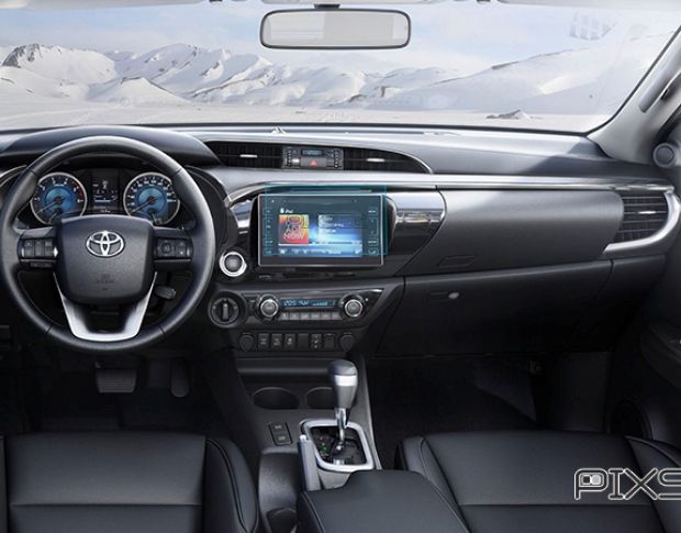 Захисне скло Pixsel на монітор TOYOTA HILUX - 10“ 2016 - 2019 (гібридне мат)