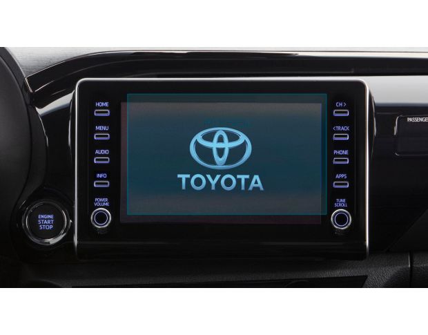 Захисне скло Pixsel на монітор TOYOTA HILUX 8“ 2020 - 2023 (гібридне глянець)