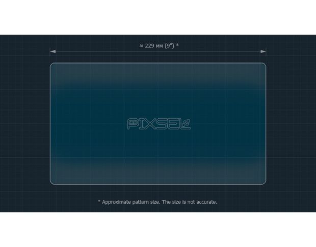 Захисне скло Pixsel на монітор TOYOTA IZOA - 10.4“ 2018 - (гібридне мат)
