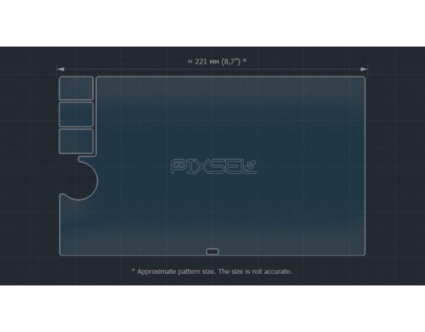 Защитное стекло Pixsel на монитор TOYOTA LAND CRUISER 200 - 10.1“ 2017 - 2019 (гибридное глянец)