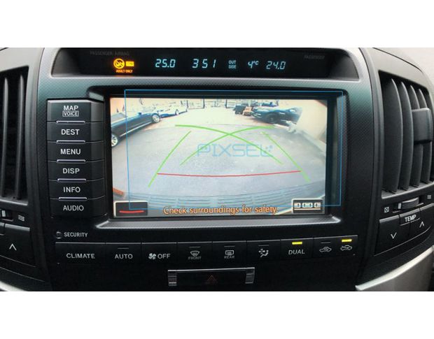 Защитное стекло Pixsel на монитор TOYOTA LAND CRUISER 200 - 8.1“ 2008 - 2012 (гибридное глянец)