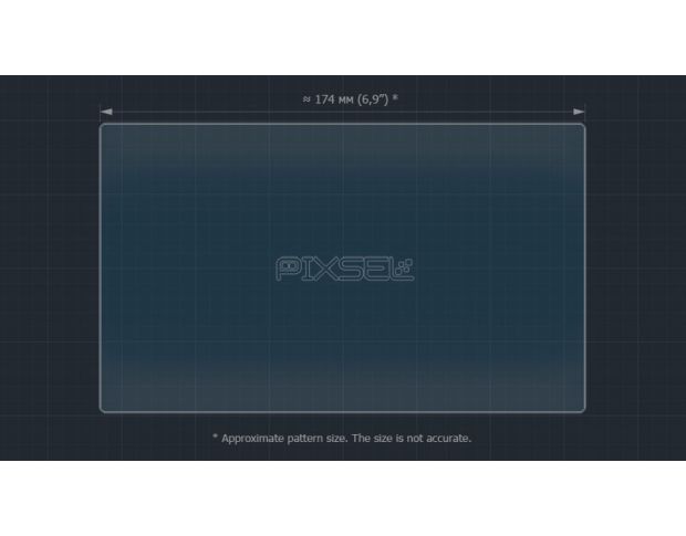 Захисне скло Pixsel на монітор TOYOTA PRADO - 8“ 2018 - 2019 (гібридне мат)