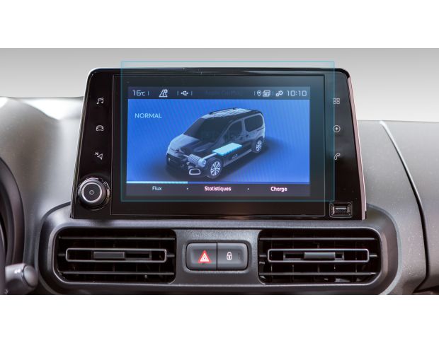 Защитное стекло Pixsel на монитор TOYOTA PROACE CITY / CITY VERSO - 9.4“ 2019 - 2023 (гибридное мат)