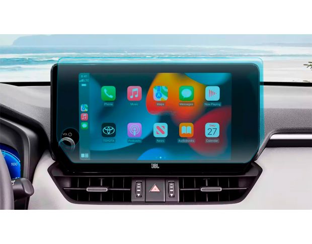 Захисне скло Pixsel на монітор TOYOTA RAV4 - 13.7“ 2023 - (гібридне глянець)