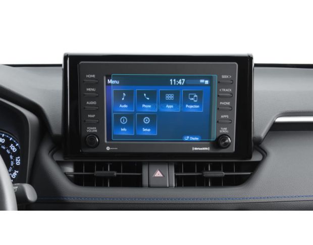 Захисне скло Pixsel на монітор TOYOTA RAV4 - 7“ 2019 - 2021 (гібридне мат)
