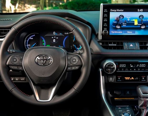 Захисне скло Pixsel на монітор TOYOTA RAV4 - 8“ 2021 - 2022 (гібридне глянець)