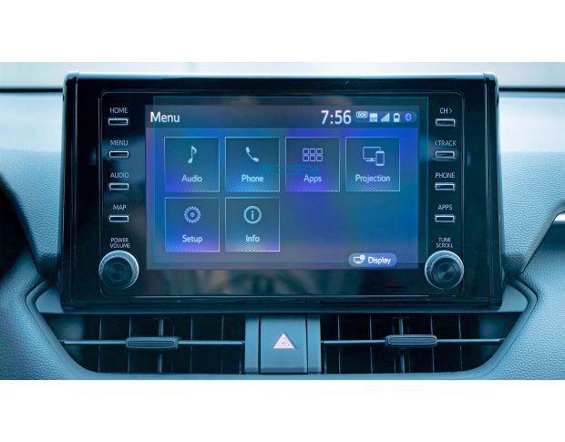 Захисне скло Pixsel на монітор TOYOTA RAV4 - 8“ 2021 - 2022 (гібридне глянець)