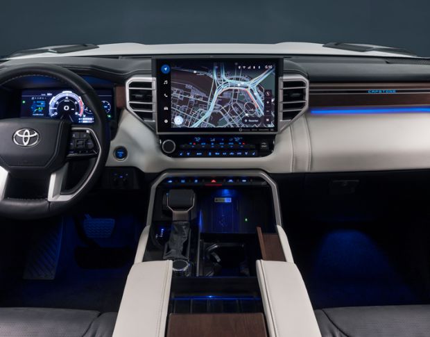 Защитное стекло Pixsel на монитор TOYOTA TUNDRA - 15“ 2022 - (гибридное мат)