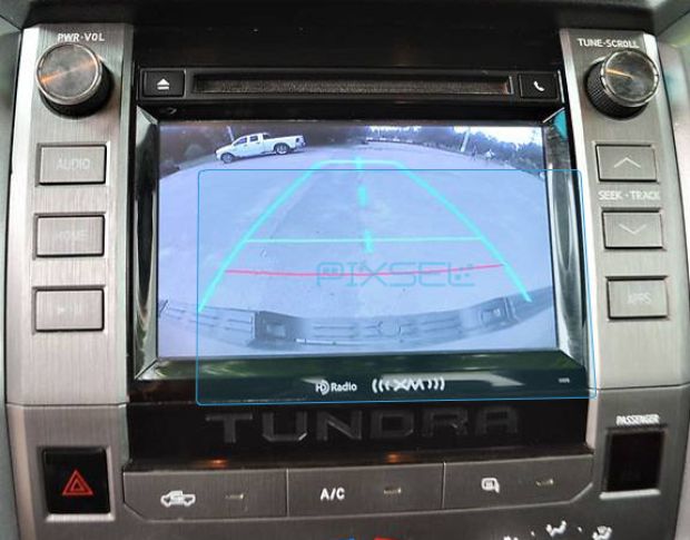 Защитное стекло Pixsel на монитор TOYOTA TUNDRA - 6.6“ 2013 - 2021 (гибридное глянец)
