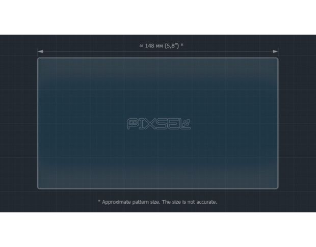 Защитное стекло Pixsel на монитор TOYOTA TUNDRA - 6.6“ 2013 - 2021 (гибридное глянец)