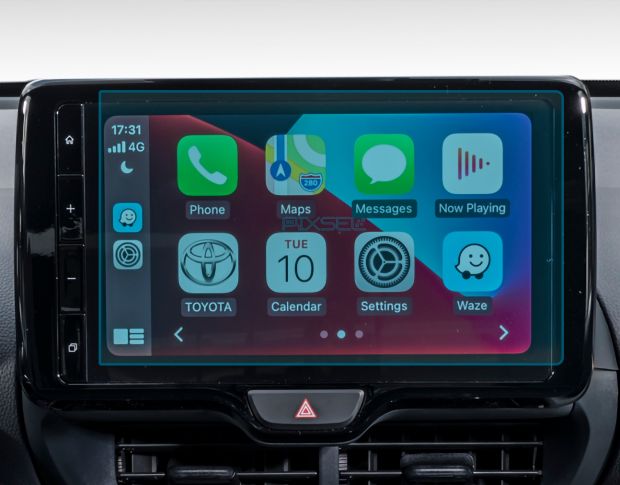 Захисне скло Pixsel на монітор TOYOTA YARIS CROSS - 9.8“ 2020 - 2023 (гібридне глянець)