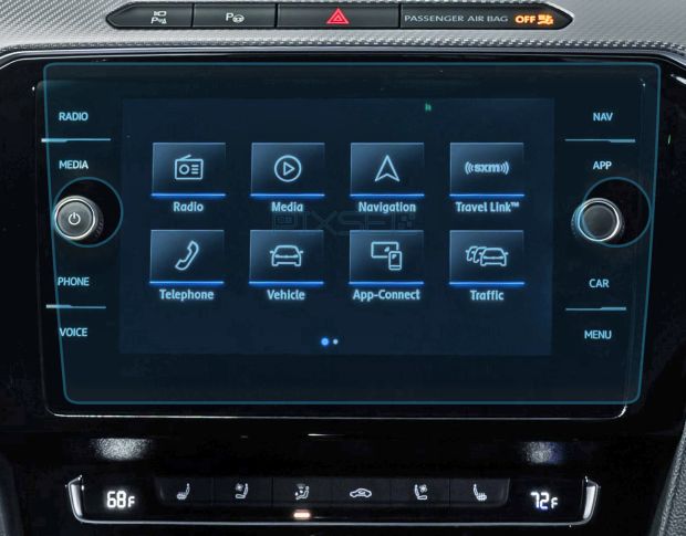 Защитное стекло Pixsel на монитор VOLKSWAGEN ARTEON - 10.9“ 2017 - 2020 (гибридное глянец)