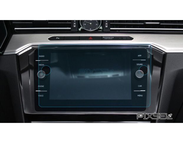 Защитное стекло Pixsel на монитор VOLKSWAGEN ARTEON - 10.9“ 2020 - 2025 (гибридное глянец)