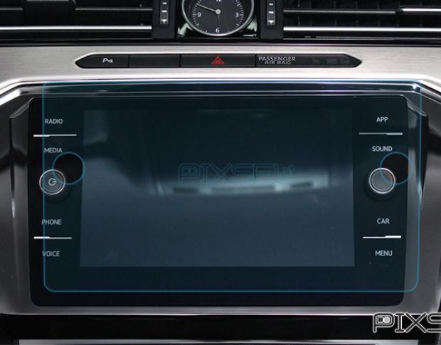 Защитное стекло Pixsel на монитор VOLKSWAGEN ARTEON - 10.9“ 2020 - 2025 (гибридное мат)